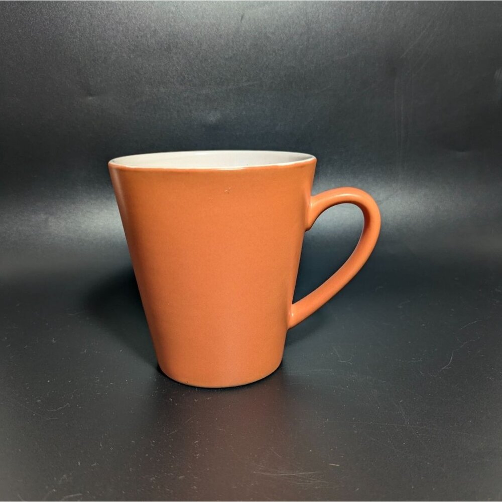 Kahlua Coffee Mug 1999 Anything Goes Orange Ceramic Vintage